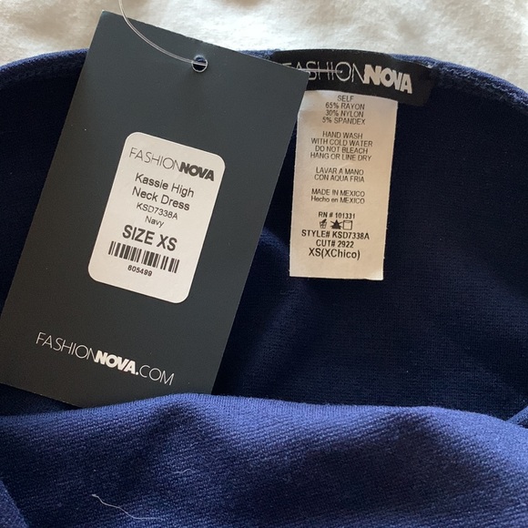 Fashion Nova Kassie High neck dress - Picture 3 of 3